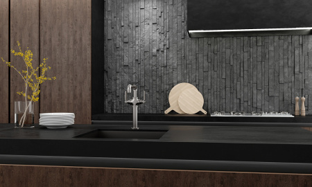 Paulmark Смеситель для кухни LOFT, Lo226006-NI, темный никель