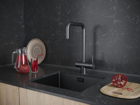 Paulmark Смеситель для кухни Wetter, вороненая сталь, We213030-GM