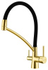 Paulmark Смеситель для кухни SIEGEN, золото, 213111-G