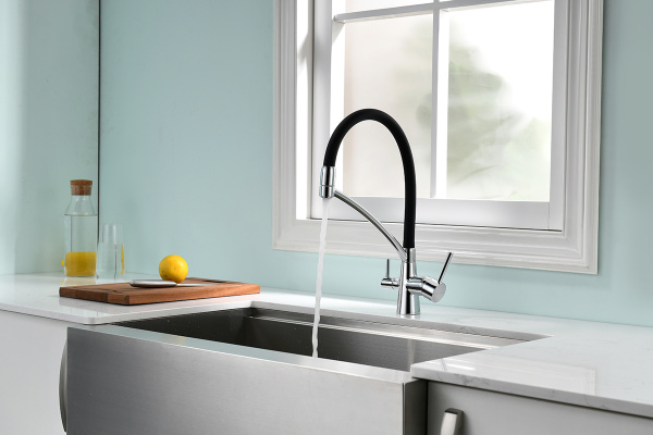 Paulmark Смеситель для кухни SIEGEN, хром/,белый, 213111-CR