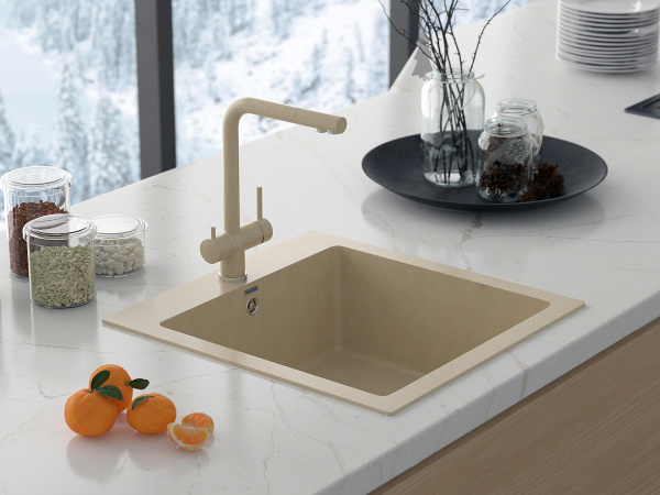 Paulmark Смеситель для кухни SKALEN, бежевый, 213020-328