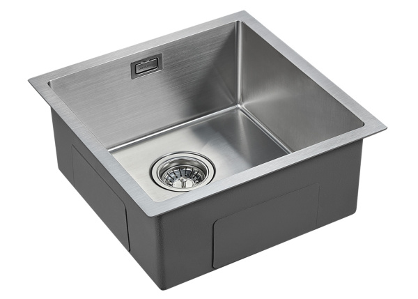 Paulmark Мойка нерж. сталь AISI304 ALLER, PM904444-BS, брашированная нерж.сталь, 440х440мм Paulmark Мойка нерж. сталь AISI304 ALLER, PM904444-BS, брашированная нерж.сталь, 440х440мм