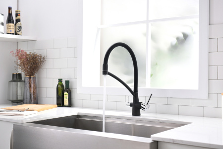 Paulmark Смеситель для кухни SIEGEN, антрацит, Si213111-401