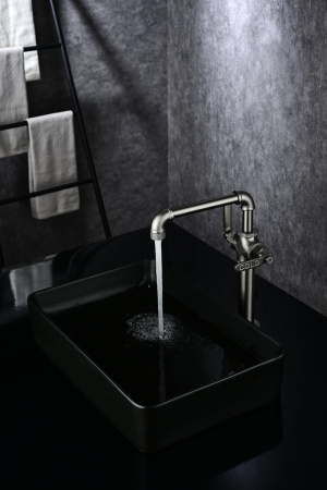 Paulmark Смеситель для кухни LOFT, Lo226006-NI, темный никель