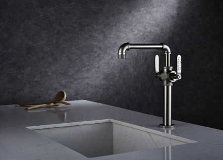 Paulmark Смеситель для кухни LOFT, Lo226006-NI, темный никель