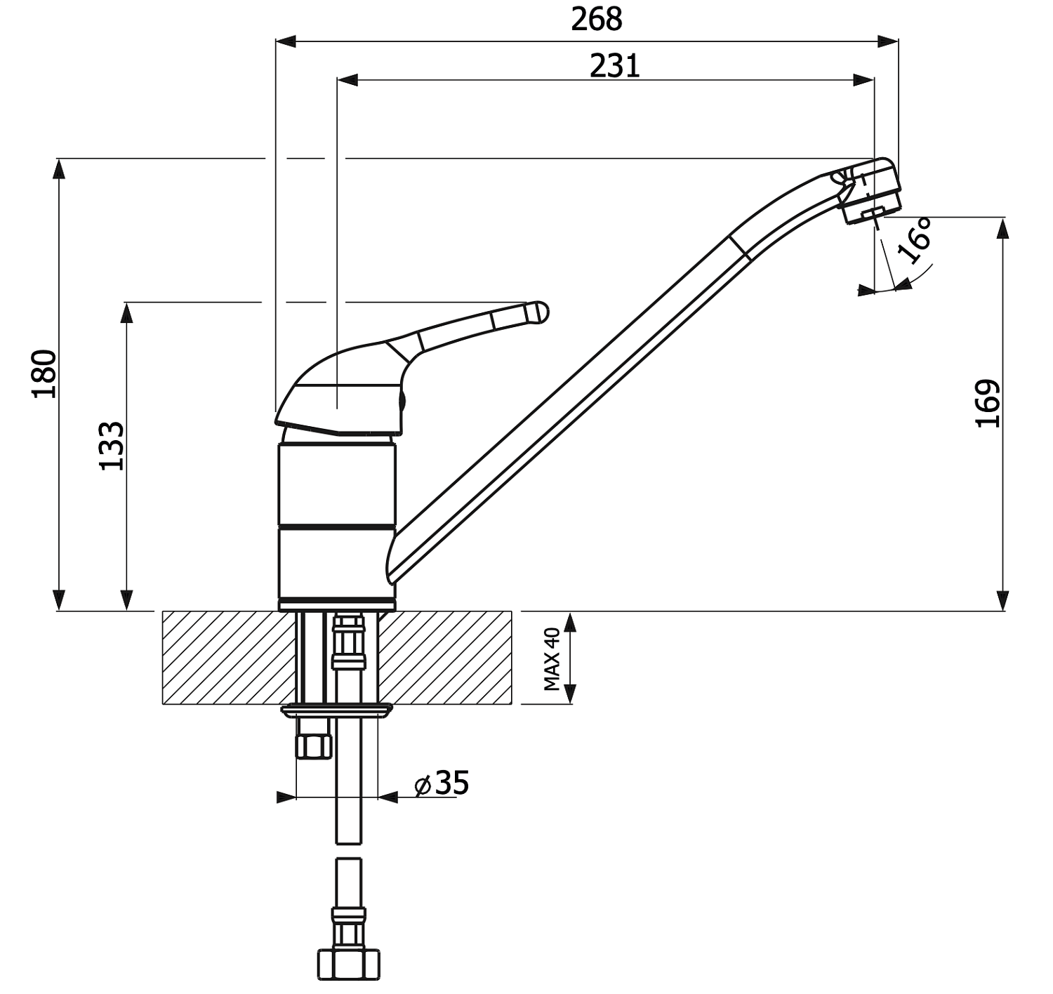 Смеситель ГАММА AV