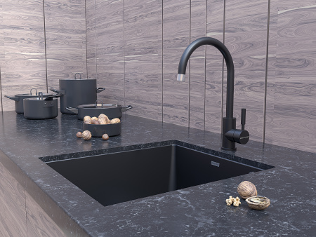 Paulmark Смеситель для кухни Holstein, антрацит, Ho212063-401