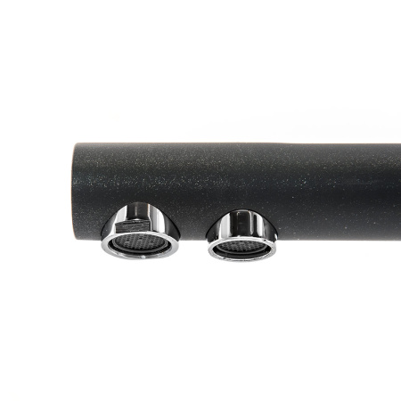 Paulmark Смеситель для кухни ESSEN, черный металлик, 213011-418