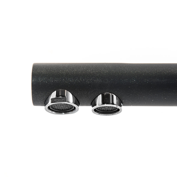 Paulmark Смеситель для кухни ESSEN, черный металлик, 213011-418