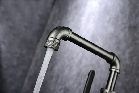 Paulmark Смеситель для кухни LOFT, Lo226006-NI, темный никель